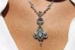 Collier en Argent 925 (Perles de culture - Marcassites) 